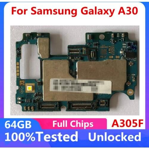 Unlock For Samsung Galaxy A30 Motherboard A305F/FD/G Original Mainboard With Android Logic Board For Galaxy A30 Free Shipping