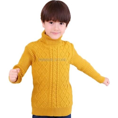 Sweater For School Boys Girls Winter Christmas Sweaters Children Kids Knitted Pullover Warm Outerwear O neck Sweater Cardigan