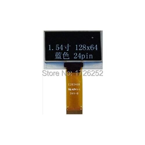 1.54 inch 24PIN 8Bit Blue OLED Display Screen SSD1305 Drive IC 128*64 SPI I2C Interface