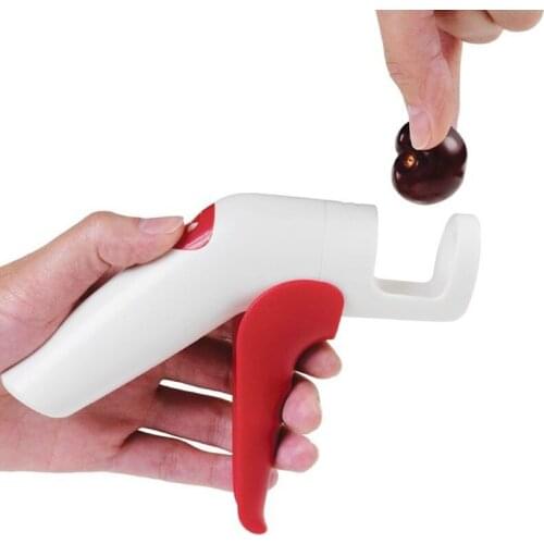 New 1pcs Plastic Fruit Fast Removal Tools Remove Cherry Seed Enucleate Keep Complete Lemon Squeezer Kitchen Accessories Avocado