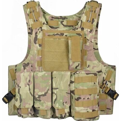 GAF Adjustable Outdoor Oxford Chaleco Quick Release Plate Carrier Molle Shooting Tactical Vest