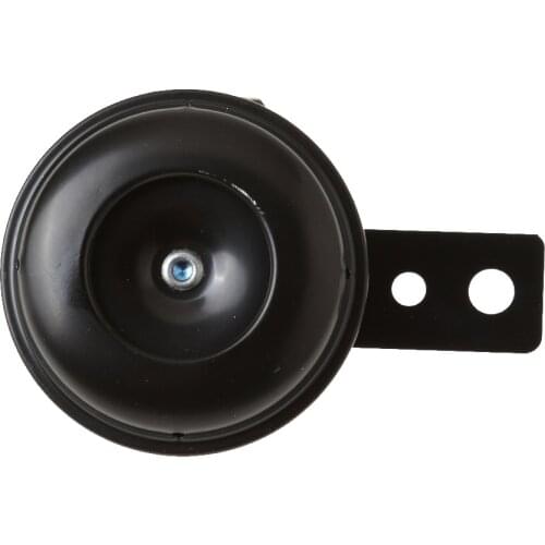 Black DC12V 1.5A 110dB Electric Air Horn Trumpet for Motorcycle Scooter Bike