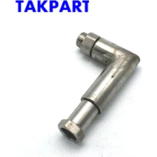 TAKPART 304 Stainless Steel O2 Oxygen Spacer Sensor extension dual fit 90 degrees 02