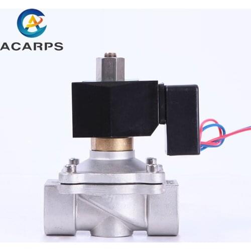 1" Energy Saving Normally Open Stainless Steel Solenoid Valve On-Off Valve Water Valve 220V 110V 24V 12V