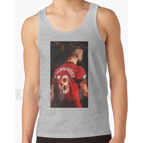 Bruno Fernandes Tank Tops Vest Sleeveless Bruno Fernandes Fernandes Portugal Football Soccer
