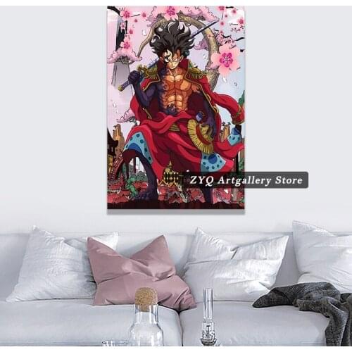 Luffy Bounty One Piece Poster Canvas Poster Wall Art Decor Print Picture Paintings For Living Room Bedroom Decoration
