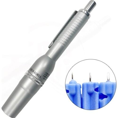 New 1 pcs pen + 100pcs needles Cupping device pen lancing needles massage stick Twist Off Lancets for Blood test free shipping