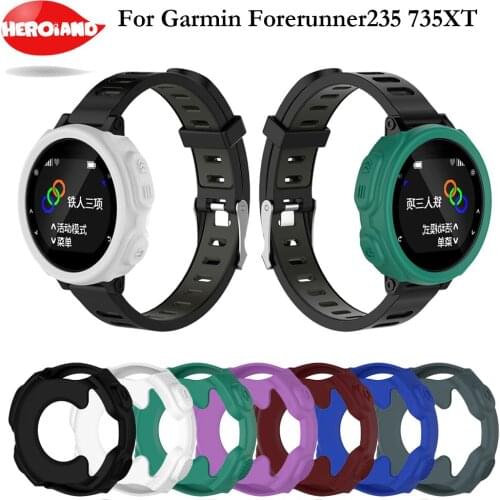 New color Cover rubber band cover Protect Shell For Garmin Forerunner235 735XT Universal Silicone watch Slim Case Bumper Cover