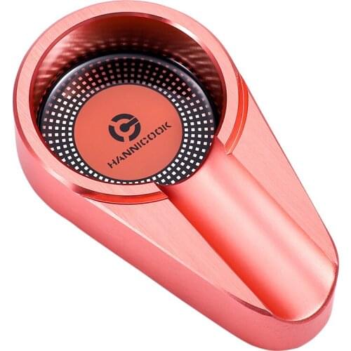 Travel Portable Single Cigar Holder rose gold Round Ash Slot Pocket Tobacco Cigarette AshTrays Home Smoking Accesories Gift