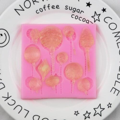 Happy Colorful Star Fondant Silicone Mold Decorative Epoxy Mold XGY-314
