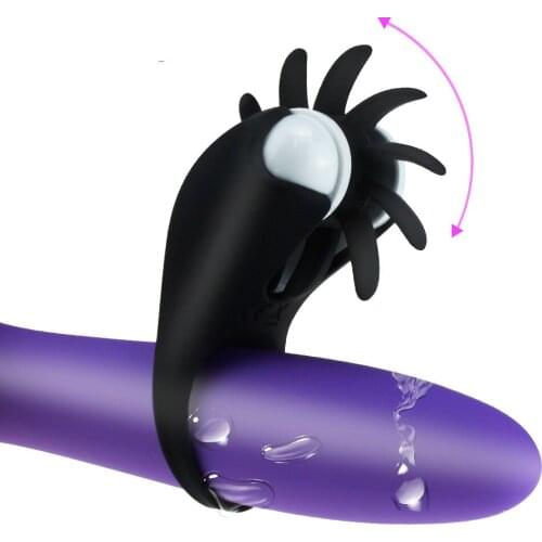 Silicone Vibrator Ring for Men Cock Waterproof Rechargeable Clitoral Stimulate Massager Ring Adult Couples Sex Toys Penis