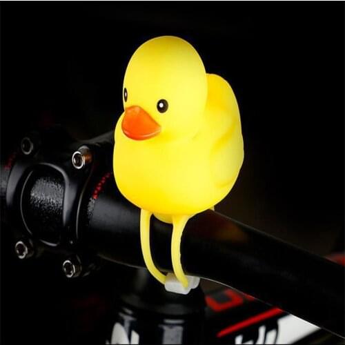 Broken bike lights the duck wind bells trill motorcycle light yellow duck toy for children more than simple bag mail