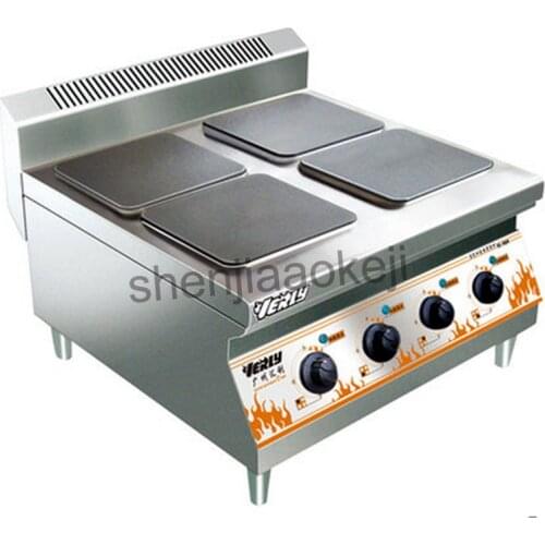 TC-918 Vertical four cooking stoves holding furnace Stainless Steel cooking stove Commerical Electric Hot Plates Cooker 3N-380V