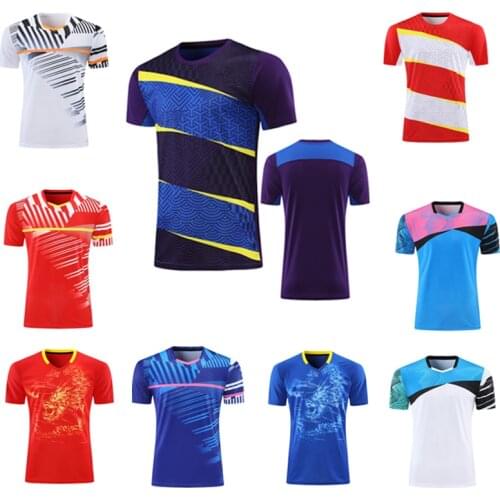 2021 New Men Women Tennis T Shirt , Shirts Tennis Sportwear, Youth Badminton Kits T-shirt ,Table Tennis Training uniform Clothes