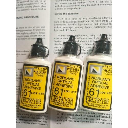 1 pcs Norland NOA61 ultraviolet UV glue/UV curing NOA61 glue