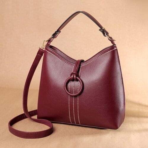 High Quality PU Womens Shoulder Bag Handbag New Fashion Messenger Bag Purse Fashion Large Capacity Womens Single Shoulder Tote