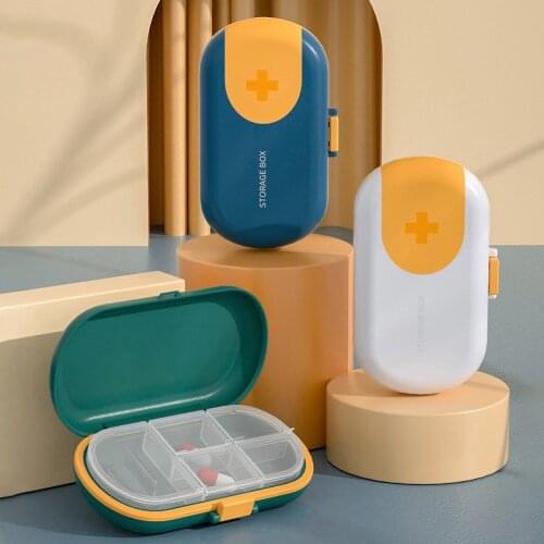 1PCS Portable Pill Box Tablet Pillbox Dispenser Medicine Boxes Dispensing Medical Kit Organizer
