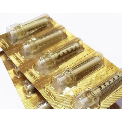 0.5ml/0.3ml Disposable Syringe Ampoule Head Needles Independent Sterile Package No Needle Lip Filler Syringes for Hyaluron Pen