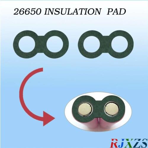 10pcs/alot 26650 insulating cover 2 cells battery protection pad