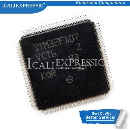 10PCS STM32F107VCT6 STM32F107 32F107 LQFP-100 In Stock