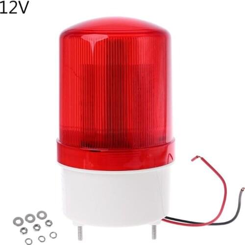 220V/12V/24V LED Alarm Light Warning Lamp Signal Buzzer Rotary Strobe Flash Siren Emergency Sound Illumination Hummer