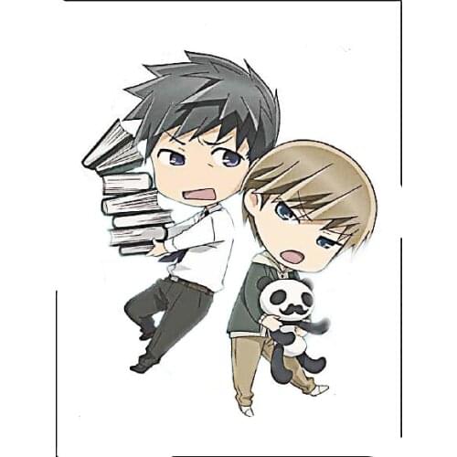 Animation Junjou Romantica Takahashi Misaki Usami Akihiko keychain Keyrings Pendants Fans Gift