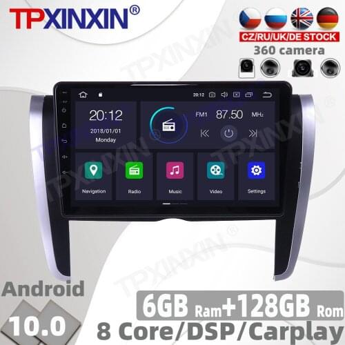 128G Android 10 For Toyota Allion 2007- 2015 Car Radio Multimedia Video Player Navigation GPS Accessories Auto 2 din 2din no DVD