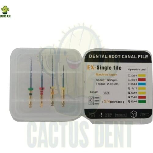 Endodontic Supplies Dental Root Canal File Endo File Reciprocating Niti Wire One File Single Engine Use / Endodontic Motor File