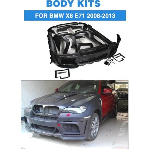 FRP Black Car Accessories Body Kits for BMW X6 E71 2008-2013