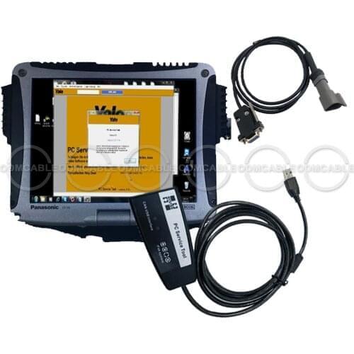 For forklift hyster yale tool cf19 laptop diagnostic scanner yale hyster PC service auto diagnosis tool Ifak CAN USB Interface