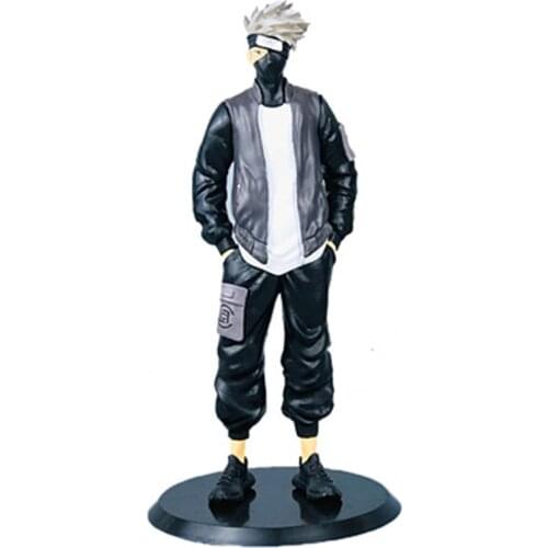 2021 New Naruto Naruto Hand-Made Fashion Card Kakashi Action Character Childrens Toys Christmas Gifts PVC 29-31cmcm