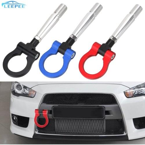 Car Trailer Hooks Car Rear Front Affix Trailer Racing Ring Vehicle Towing Hook For Mitsubishi Lancer EVO X 10 2008-2016