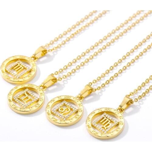 Женские кулоны знаки зодиака MAGIC ZONE China At AliExpress