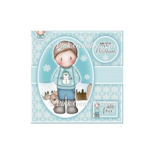 Happy Christmas Boy Cutting Dies 2019 Scrapbooking Dies Metal Nouveau Arrivage