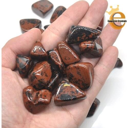 Natural Red Mahogany Obsidian Crystal Tumbled Bulk Healing Mineral Specime Gemstones Gem Raw Aquarium Decoration Gift