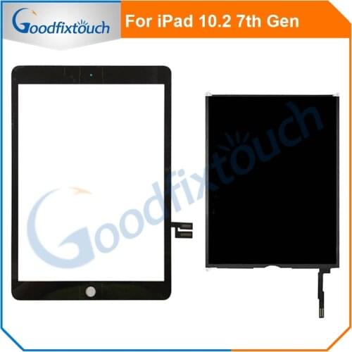 New Arrival For iPad 2019 10.2 7th Gen A2197 A2198 A2200 LCD Screen LCD Display Touch Screen Digitizer Outer Glass Panel A2232