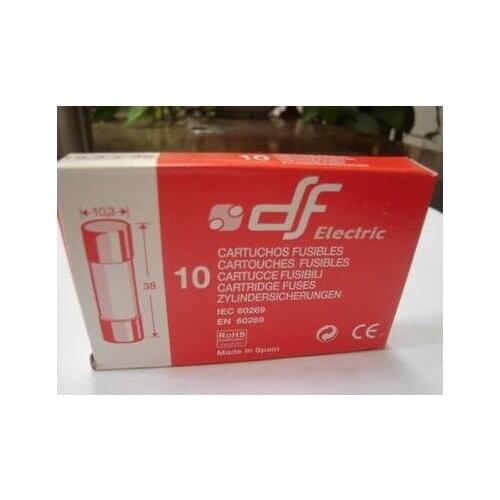 Fuses: DF 1A 500V 120KA 420001 gG / 4A 500V gG 420004 / 32A 400V 420032 10*38