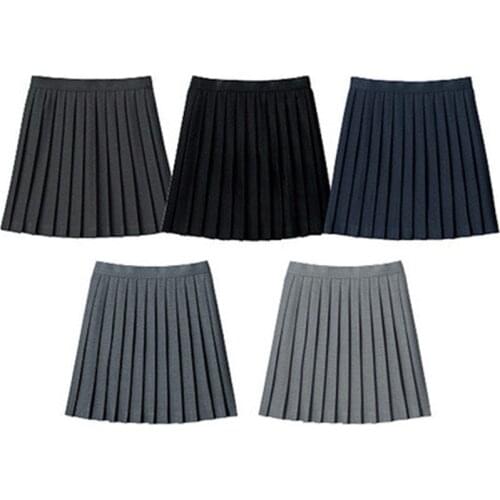 Drop Shipping Japan Anime Lolita Cosplay School Girl Uniform Skirt Pleated Mini Skirt S-3XL