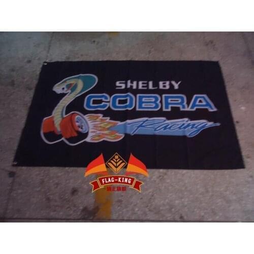 Shelby cobra Flag ,3x 5ft Polyester