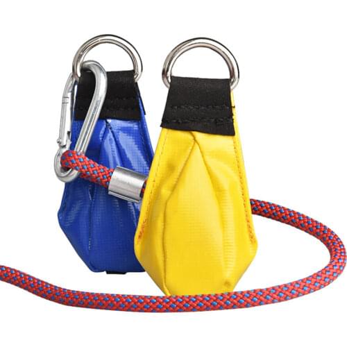 Outdoor Tree Rock Climbing Throw Weight Pouch Waterproof Caving Rescue Safety Rope Throwing Bag With 210G Stainless Steel Ball