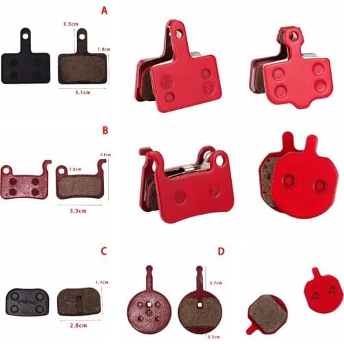 High quality 1 Pair/2pcs MTB Mountain Bikes Cycling Road Bicycle Resin Disc Brake Pads