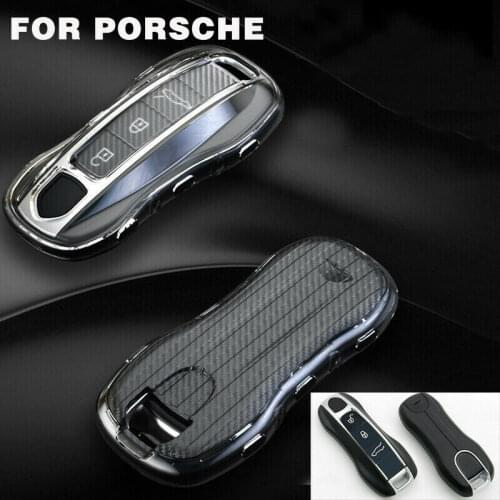High Quality TPU Remote Key Cover Case Skin Shell Fit for Porsche Cayenne Panamera 911 992 Series 2017-2020