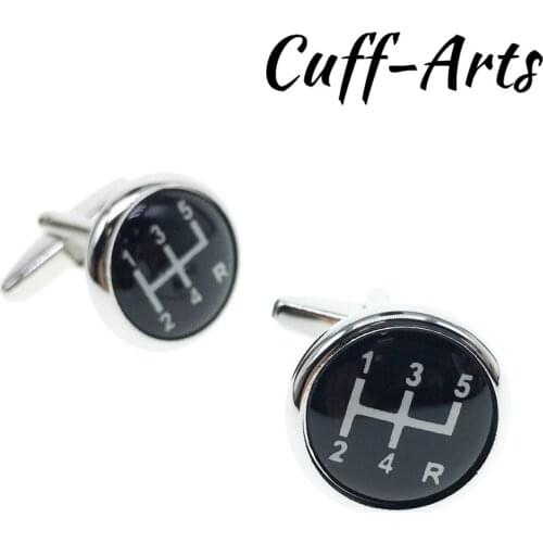 Cufflinks for Men High Quality Sports Cars Manual Gear Cufflinks French Shirts Cufflinks Fashion Gifts by Cuffarts C10125