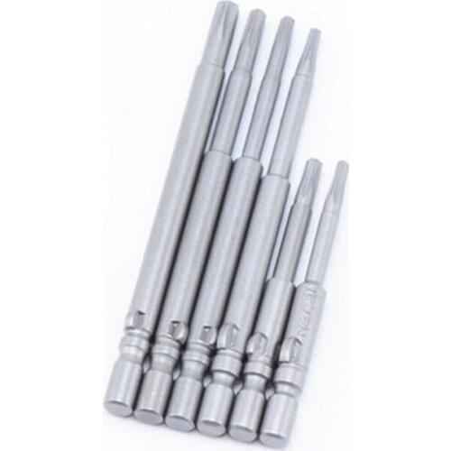 10Pcs 800 4mm Shank Torx Screwdriver Bit Electric Screwdriver T6 T 7 T8 T15 60mm length