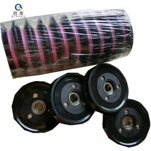 1006 Combined Guide Wheel Wire Winding Machine Ceramic Guiding Roller Textile Pay-Off Rack Electrical Cable