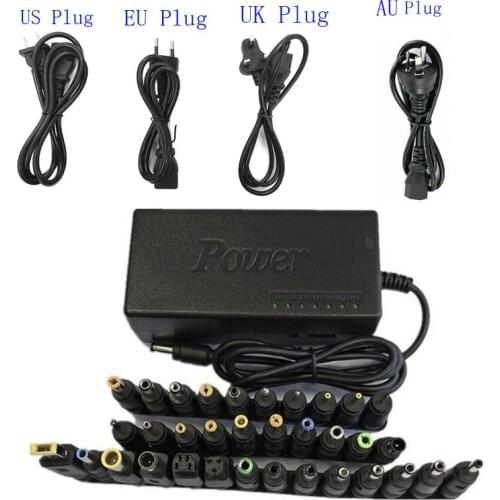 12V 15V 16V 18V 19V 20V 24V Adjust Universal Power 96W Notebook Charger Key Adjust Switch For Laptop Supply 34 Tips Adapter