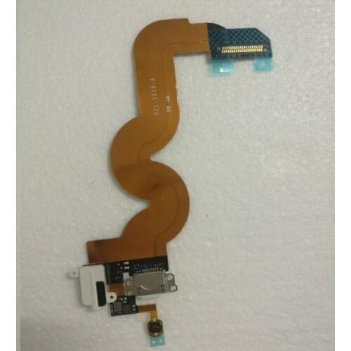 2pcs Original New USB Charger Charging Dock Port Flex Cable Audio Jack Headphone Home Button For iPod Touch 5 5th Gen