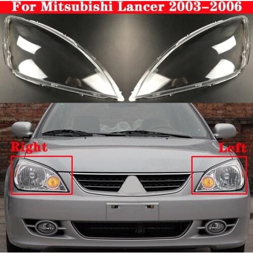 Car Front Headlight Cover For Mitsubishi Lancer 2003-2006 Headlamp Lampshade Lampcover Head Lamp light glass Lens Shell Covers
