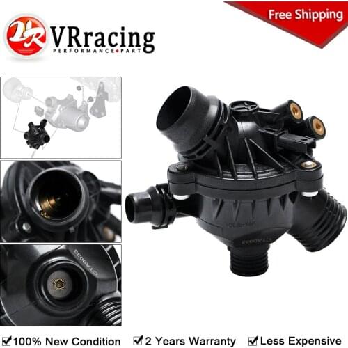 Free Shipping 1PCs Car Engine Coolant Water Outlet Thermostat with Housing for BMW E90 330 E60 11537549476 Car Accessories THK01