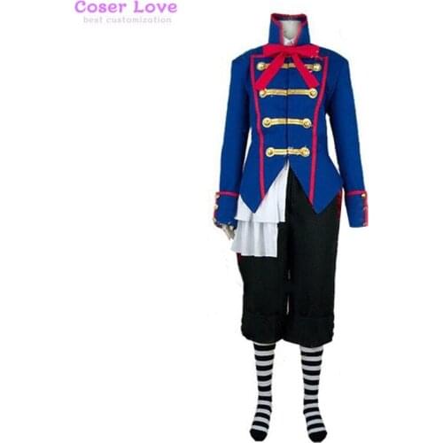 Black Butler Drocell Caines Cosplay Costume Christmas New years Costume! No wig